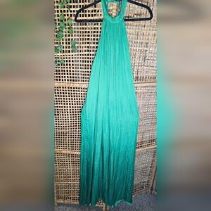Elegant‎ Green Halter Maxi Dress